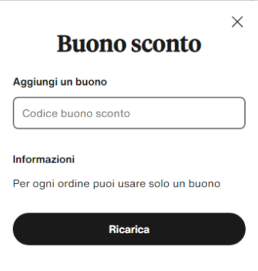 dove applicare il codice zalando